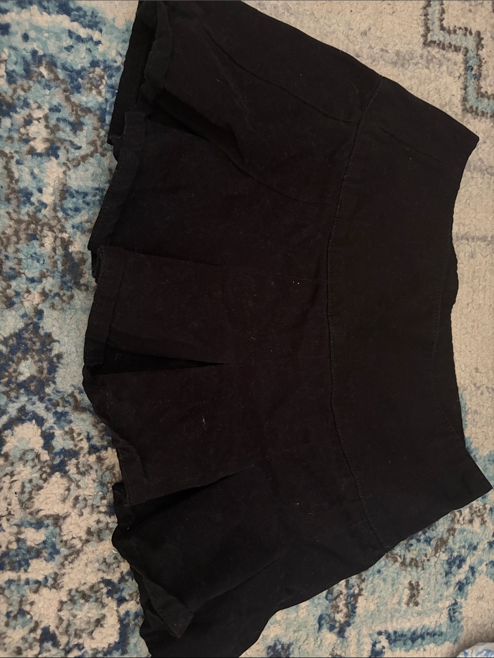 Forever 21 Black Pleated Mini Skirt